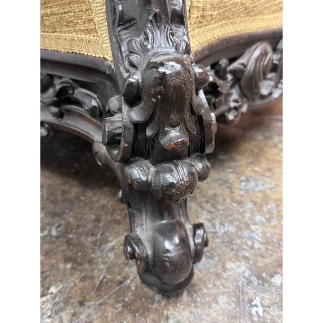 Circa 1920's Victorian Wheat Lounge Arm Chair For Sale - Image 11 of 12