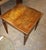 Modern French Moderne Side Table With Brass Banded Details For Sale - Image 3 of 4