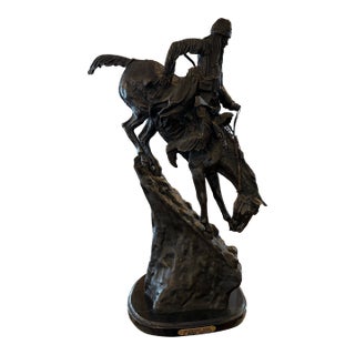 Mountain Man - Frederic Remington Reproduction Sculpture For Sale