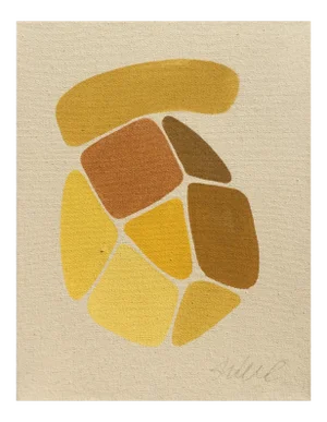 Yellow Puzzle Original Acrylic Painting
