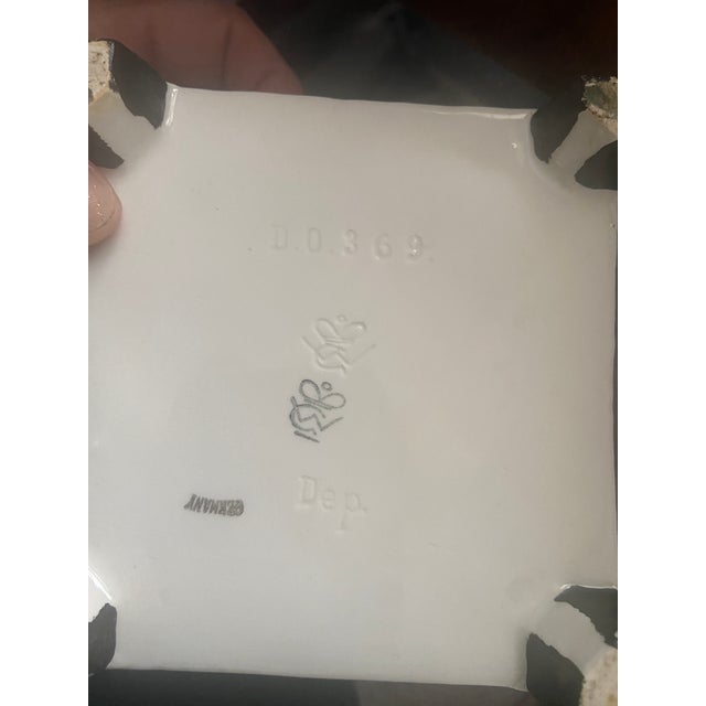 Early 20th Century Art Deco Sculpture Porcelain Jewelry Box German For Sale - Image 12 of 12