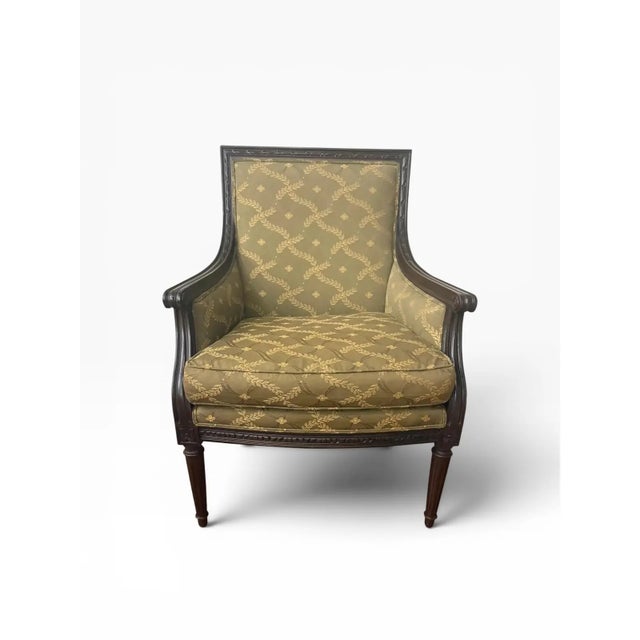 Taupe 2010s Ethan Allen Giselle Chair For Sale - Image 8 of 10