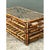 Mid-Century Modern Vintage Bamboo Fretwork and Glass Coffee Table For Sale - Image 3 of 12