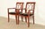 Late 20th Century Bernhardt Regency Carved Mahogany Armchairs | Pair For Sale - Image 5 of 16