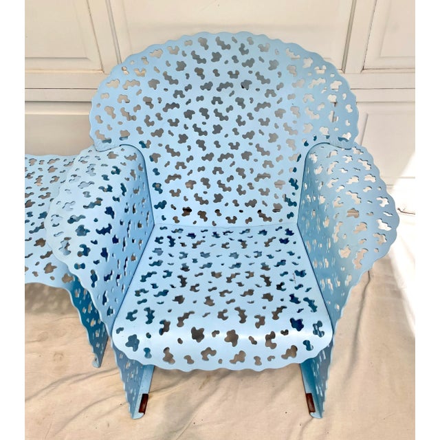1990's Knoll Topiary Lounge Chairs and Ottoman Designed by Richard ...
