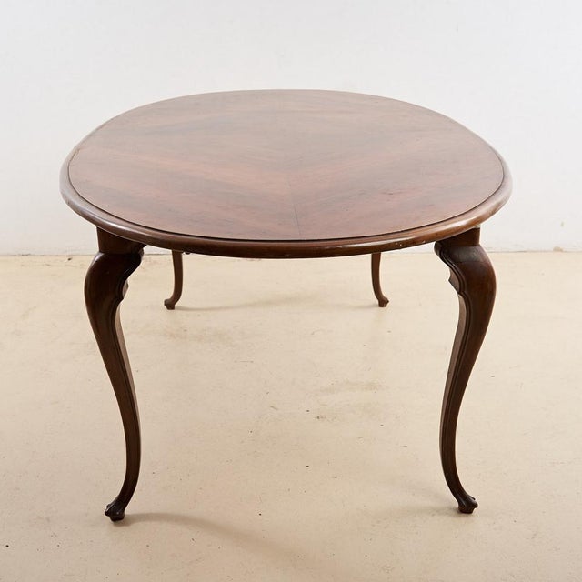 Oval Table in Wood, 1900s For Sale - Image 9 of 12