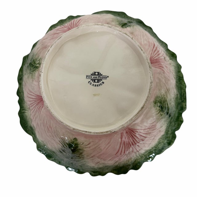 Late 20th Century Vintage Fitz and Floyd Cabbage Ware Bowl For Sale - Image 5 of 5
