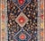 Vintage Persian Tribal Shiraz With Medallion Design on Dark Background 5'3 X 8'4 For Sale In Atlanta - Image 6 of 12