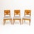 Tan Biedermeier Chairs, Set of 3 For Sale - Image 8 of 8