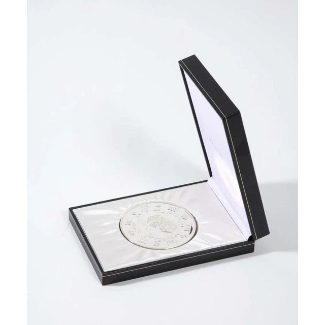 Vintage Bvlgari Sterling Silver Oversized "Vegas" Casino Paper Weight Coin For Sale In New York - Image 6 of 12