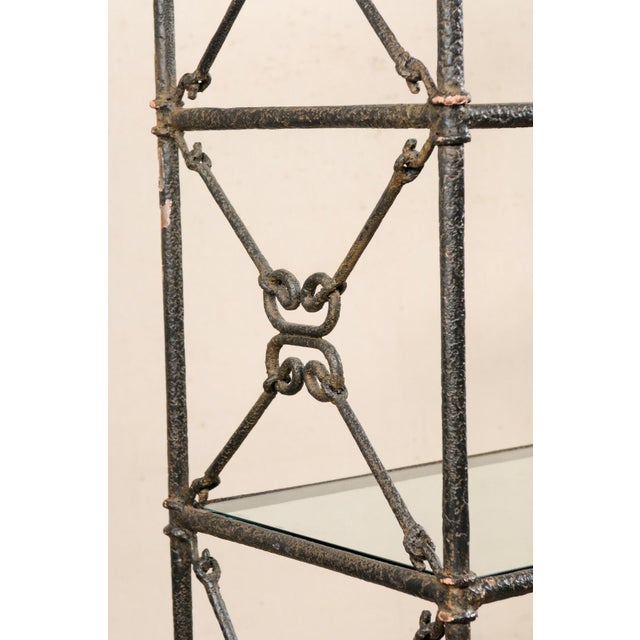 Mid 20th Century French Giacometti Style Tall Étagère For Sale - Image 9 of 11
