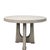 Contemporary White Cerused Oak Round Accent Table by Beautiter Home For Sale In Chicago - Image 6 of 8