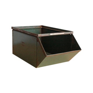 Green Industrial Storage Bin For Sale