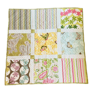 Vintage Piedmont Quilters Guild Garden Patchwork Quilt | Cottage Summer Throw