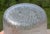 Transparent Mid Century Modern Ward Bennett Style Crackle Glass Cylindrical Vase For Sale - Image 8 of 8