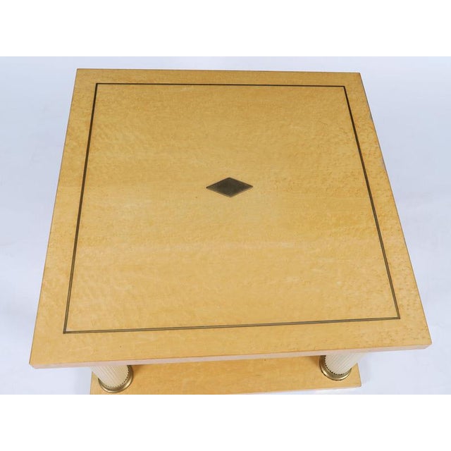 Vintage Biedermeier Birdseye Maple Coffee Tables from Harrods, 20th Century, Set of 2 For Sale - Image 5 of 17