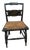 Hitchcock Black Rush Farmhouse Chair For Sale
