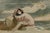 An original mid-19th-century watercolour painting – Frederick Richard Pickersgill RA, Shipwrecked Man & Siren with...
