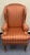 Late 20th Century Striped Upholstered Wingback Chairs- A Pair For Sale - Image 11 of 12