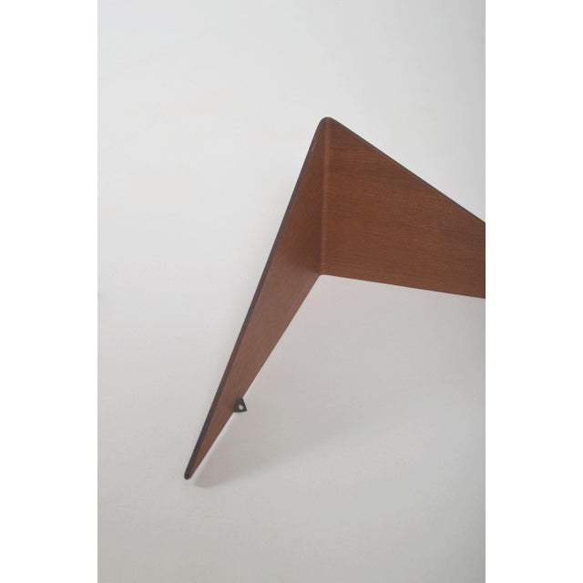 1950s Danish Butterfly Wall Shelf attributed to Poul Cadovius for Cado, 1950s For Sale - Image 5 of 7