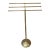 Traditional Brass Towel Rack Stand For Sale