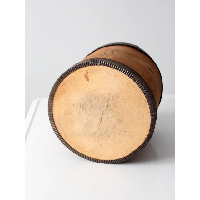 Vintage Wooden Cheese Box For Sale - Image 10 of 12