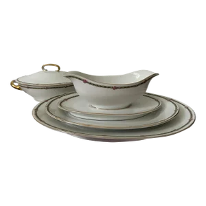 1930s Vintage Limoges T&v France #6439 Set- 4 Pieces