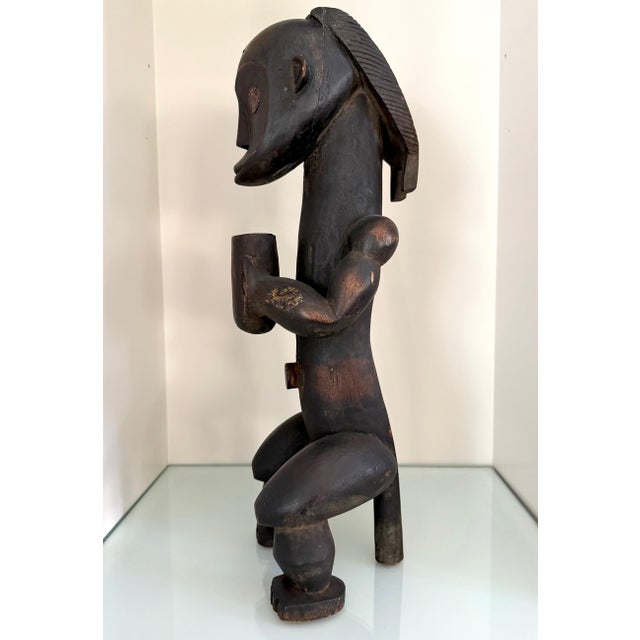 African Fang Reliquary Wood Figurative Statue Gabon For Sale - Image 16 of 16