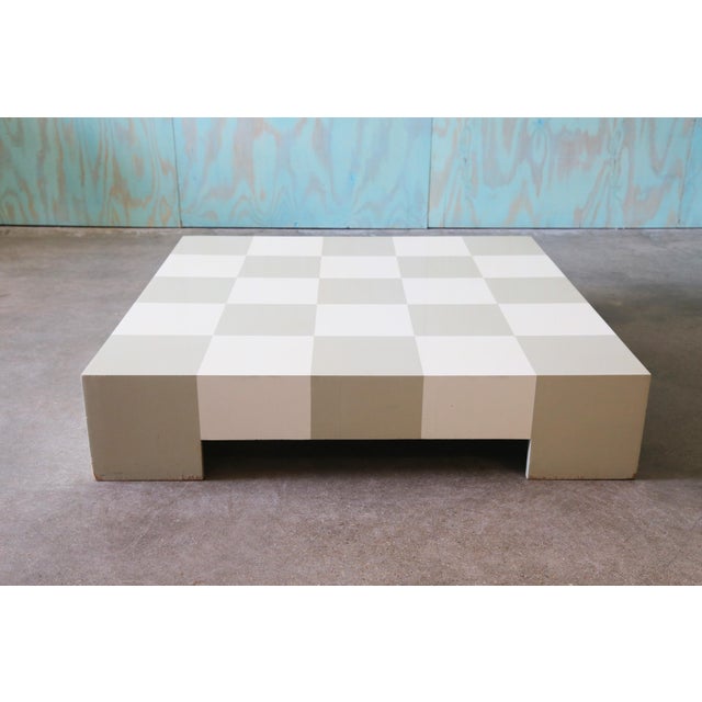 Milo Baughman for Thayer Coggin Checkerboard Low Coffee Table 1969 For Sale - Image 4 of 13