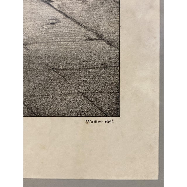 Black Édouard Wattier, The Secondhand Dealer, 1800s, Lithograph, Framed For Sale - Image 8 of 14