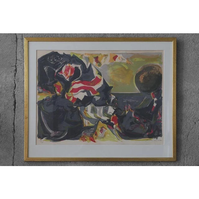 Bata Mihailovic, Horisont Color lithography Number 153/300 Work signed by the artist and has individual number (pencil)...