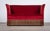 1950s Danish Red Velvet Sofa and Lounge Chair Set, 1950s For Sale - Image 5 of 15