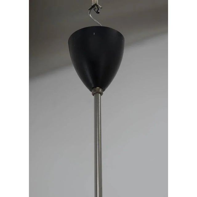 Metal Pendant with Adjustable Height attributed to Kamenicky Senov, 1960s For Sale - Image 7 of 11