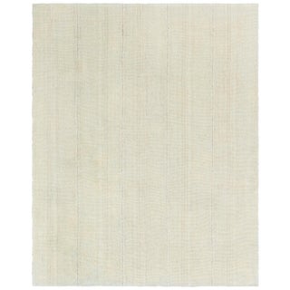 Contemporary Very Light Green Flat Weave Rug by Doris Leslie Blau For Sale