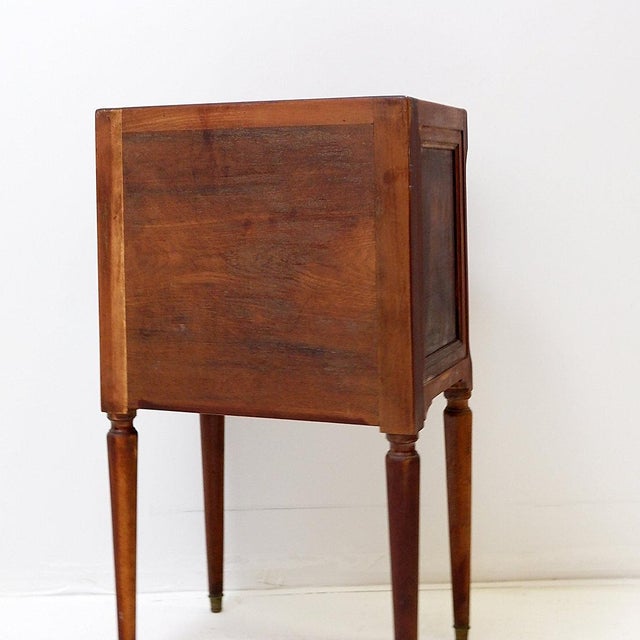 Antique Louis XVI Style Bedside Table For Sale - Image 9 of 16