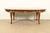French Provincial Karges French Rococo Louis XV Banded Walnut Parcel Giltwood Coffee Table, Circa 1980s For Sale - Image 3 of 11