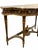 Late 18th Century 18th Century French Louis XVI Carved Wood and Marble Demi-Lune Console Table For Sale - Image 5 of 9