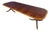 Traditional Scallop Cornered Mahogany Double Pedestal Dining Table by Leighton Hall - Showroom Sample For Sale