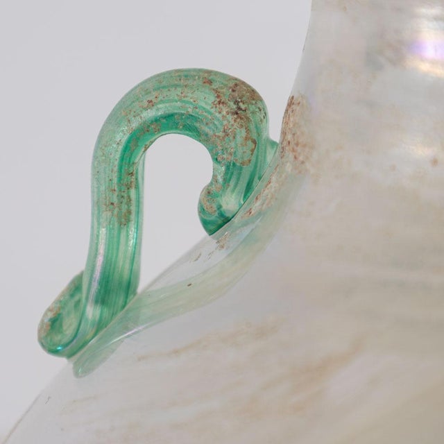 Glass 1960s Large Italian Scavo Vase For Sale - Image 7 of 12