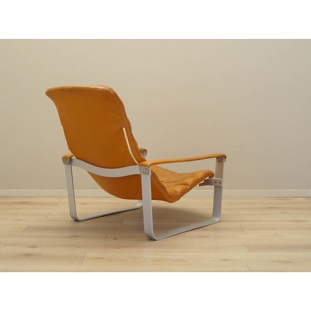 Metal Finnish Lounge Chair by Ilmari Lappalainen for Asko, 1960s For Sale - Image 7 of 18