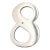 Vintage Steel House Number Eight For Sale