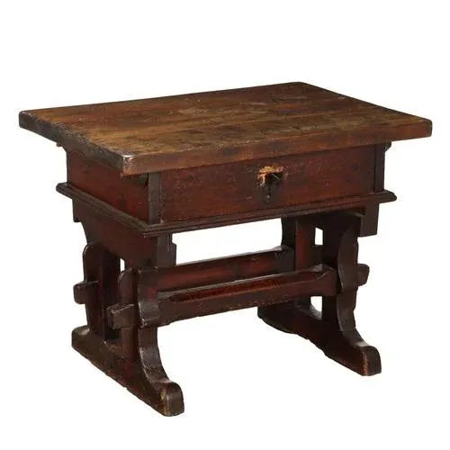 Vintage Wooden Coffee Table For Sale - Image 10 of 10