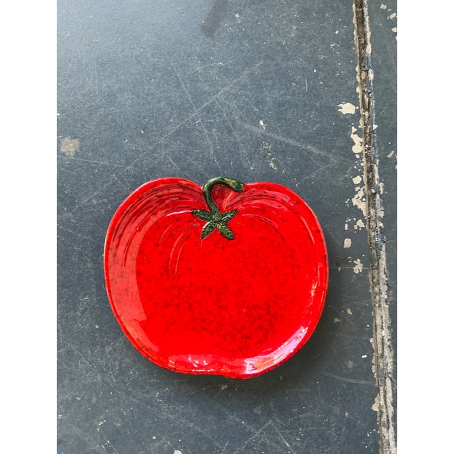 Mid 20th Century Vintage 1960s Italian Glazed Ceramic Platter For Sale - Image 5 of 11