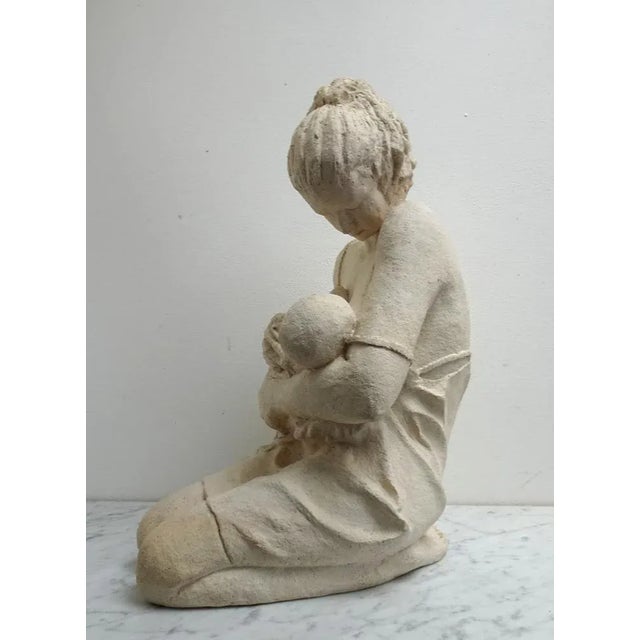 Very large and very heavy sculpture of unknown artist This piece has an attribution mark, I am sure that it is completely...