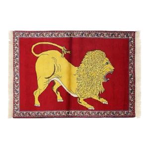 Pasargad Lion Shiraz Hand Knotted Wool Rug