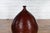 Red Prem Collection Handcrafted Burgundy Vase with Textured Honeycomb Style Motifs For Sale - Image 8 of 12