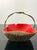 1950s basket centerpiece. This object is not a simple furnishing accessory, but a true sculpture that testifies to the...