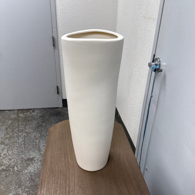 Cb2 Calcium Floor Vase For Sale - Image 4 of 12