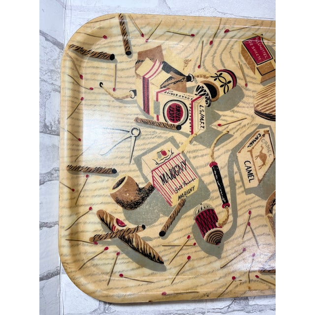 Vintage Manover Fiberglass Camel Tray For Sale - Image 4 of 6