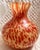 Vintage Murano Style Maestri Vetrai" Azzurra Italy Orange Vase For Sale In Orlando - Image 6 of 6